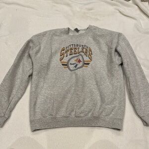 Pittsburgh Steelers Gray Sweater